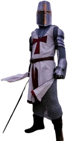 Medieval Black Templar Knight Full Body Set Armour Cosplay Halloween Suit Armor