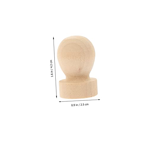 Manches de rechange pour poignées de tampon sceau de cire VILLCASE durables - 5