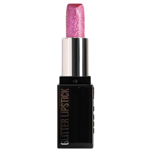 Lipstick For Women With Metallic 3D Shine Lightweight Hydrating Formula High Impact Lip Color Vegan & Beauty Full Coverage Lip Makeup Lip Liner (Pink, One Size)