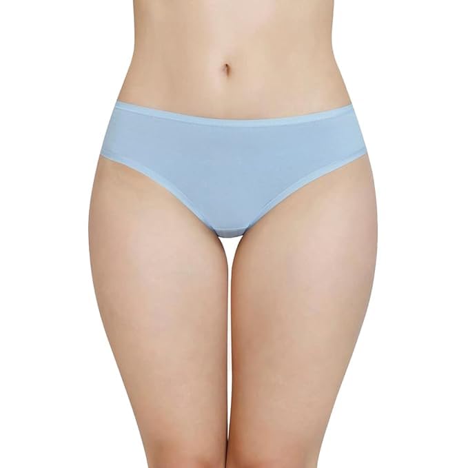 Image of LOURYN KOULYN Solid Low Rise Cotton Bikini Panty Pack(Pack of 3)