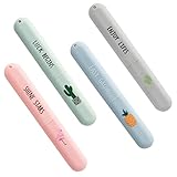 PRÁCTICO: se utiliza para sostener y proteger su cepillo de dientes. cepillo dientes caja También se puede usar para almacenar las cucharas y tenedores del bebé, perfecto para viajes, viajes de negocios, hogar, escuela, senderismo y otras actividades al aire libre.