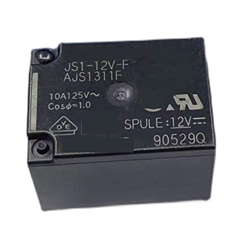Relés JS1-12V-F JS1-5V-F JS1-24V-F de 5 pines 10A para proyectos electrónicos