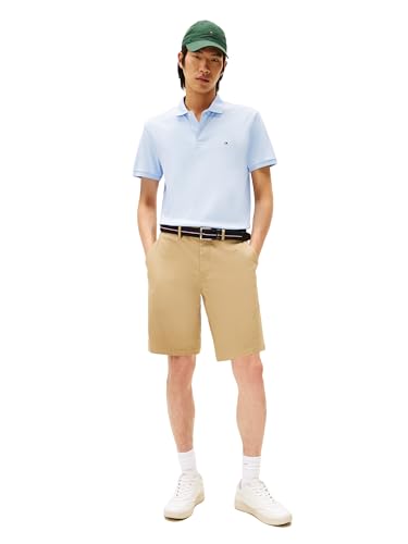 Image of Tommy Hilfiger Mens Short Sleeve Casual Polo Shirts in Regular Fit with Liquid Cotton