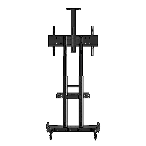 Soporte carrito para TV 55-80 pulgadas UPGENT negro miniatura 1