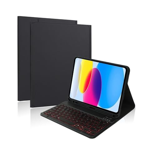 Teclado para Samsung Tab A9 Plus y funda YSJX con ratón para trabajar en cafeterías o viajes