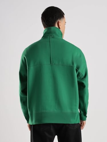 Image of Embroidered Logo Relaxed fit Cotton Sweatshirt
