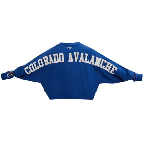 Pro Standard Womens NHL Colorado Avalanche Wingspan Crewneck Sweatshirt Dodger Blue by Pro Standard - Used condition - Image 3
