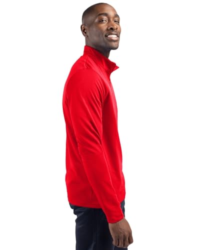 Clique Ice Pique Mens Half Zip Tech Pullover, White, XL3