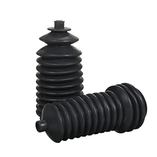 Shkalacar Cremallera de Dirección para Coche, Botas de Cremallera de Dirección Compatible con Ranger Polaris 400 500 570 700 800 900 Pair 5412012 5412013