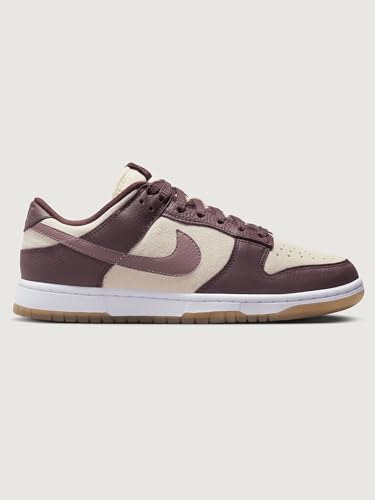 Image of WMNS NIKE DUNK LOW - COCONUT MILK /PLUM ECLIPSE-EARTH, 6.5