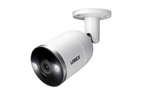 Lorex E892Ab Indoor/Outdoor 4K Ultra Hd Smart Deterrence Ip Bullet Camera With Smart Motion Plus, 150Ft Nv, Cnv, 2.8Mm, Ip67, Camera Only, White (Renewed) #TOP20