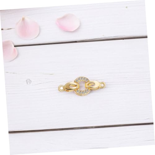Fermoirs à rabat zircon pour bracelets éviter les pertes de bijoux faits main