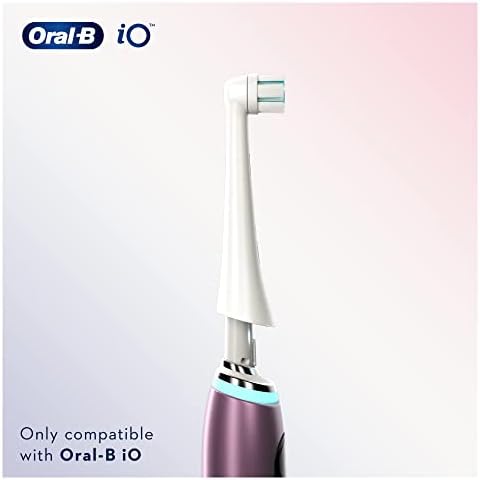 Oral-B iO Gentle Care Electric Toothbrush Head, Twisted & Angled Bristles for Deeper Plaque Removal, Pack of 2, White