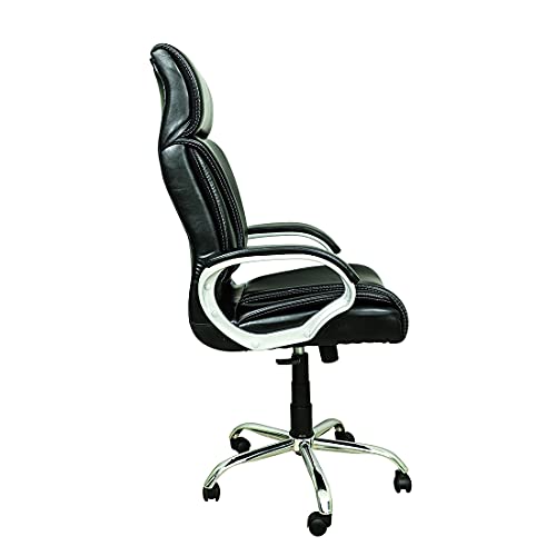 Image of CELLBELL C54 Ergonomic High Back Boss Chair Leather Office Chair /Director Chair /Leatherette Executive Revolving Chair (Black)