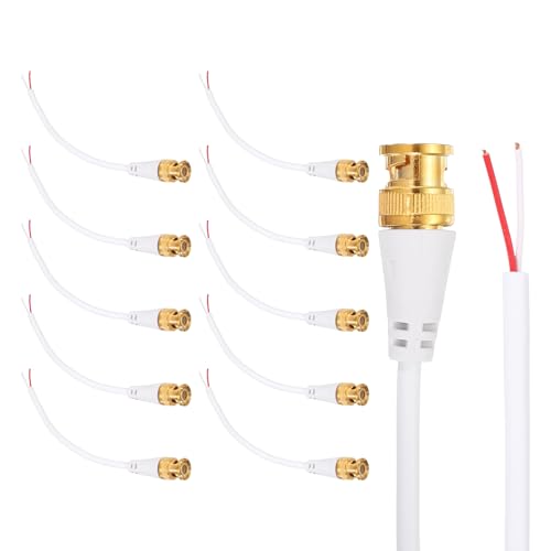 Cable coaxial BNC macho de 0,2 m para instalación personalizada de cámaras de seguridad DVR