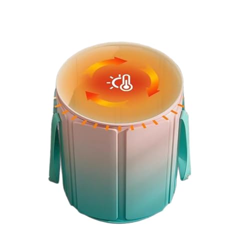 Bañera plegable portátil para pies con tapa 38 cm miniatura 1