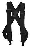 Men's Elastic uBEE Ruf-N-Tuf Hook End Trucker Suspenders, USA Made