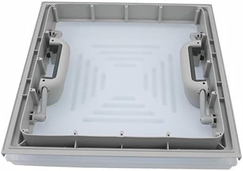 Claraboya techo de ballestas MPK 28X28 para caravana, color gris