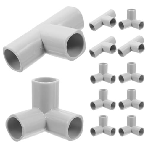 JOINPAYA 12 Conectores para Parque Infantil Interiores, Accesorios de Repuesto 8 Conectores Triangulares y 4 en T de Acero de 22 Mm, Ideales para Reparación y Seguridad de Barreras