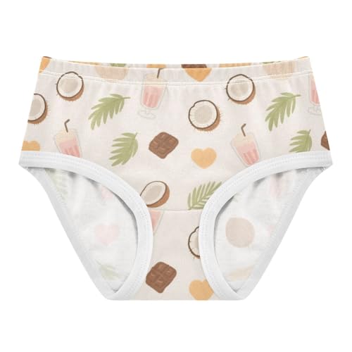 Girls' Underwear Coconut Heart Toddle Brief Panties 2-8 Years 20300734