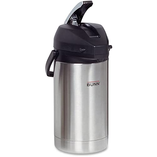 BUNN - BUN321300000 32130.0000 3.0-Liter Lever-Action Airpot, Stainless Steel