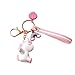 Llavero del Unicornio De Dibujos Animados Llave De Silicona Cadenas para Las Mujeres Y Niñas Bolsa De Decoración Colgante