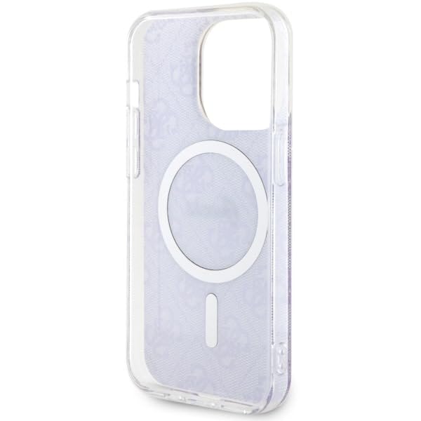 Coque Guess 4G iPhone 14 Pro violette antichoc et compatible MagSafe 6.1 - 7