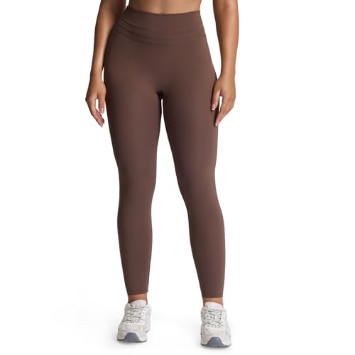 Aoxjox High Waisted Workout Leggings for Women Scrunch Tummy Control Luna Buttery Soft Yoga Pants 26