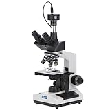 OMAX - M837ZL-C100U 40X-2500X Full Size Lab Digital Trinocular Compound LED Microscope with 10MP USB Camera and 3D Mechanical Stage