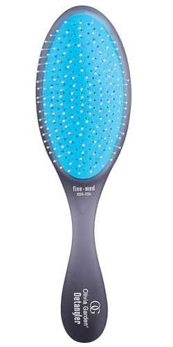 Olivia Garden OG Detangler Brush – Removable Cushion, Gentle Scalp Massage & Detangling for Wet or Dry, Fine to Medium Hair