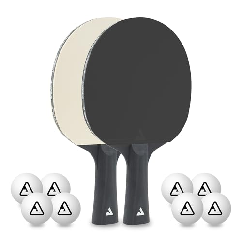 Kit de tennis de table JOOLA comprenant 2 raquettes et 8 balles de ping-pong