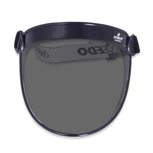 Image of bio clear Freddy Full Face Black Safety Cover Goggle,Bubble Face Shield, Full Face Protector, Used as helmet Visor or in Laboratory, Wood-working, Power Tool, Blowtorch, Welding Safety Goggle (Grey)