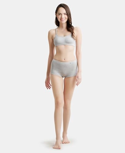 Image of Jockey SS12 Women's Wirefree Non Padded Super Combed Cotton Elastane Stretch Full Coverage Beginners Bra with Adjustable Straps (Pack of 2)