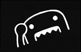 DOMO Peekling Monster JDM Sticker Decal Notebook Car Laptop 6' (White)