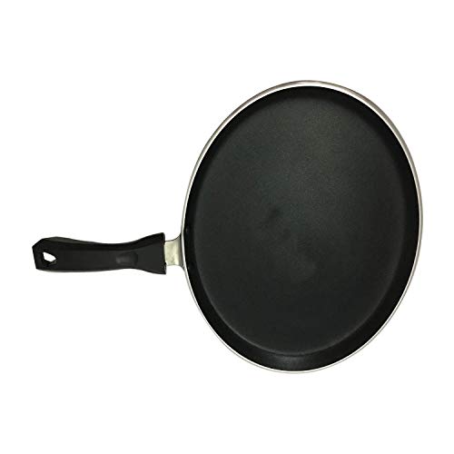 Nonstick Dosa Pan Cookware Pan Dosa Tawa Indian Style Round Griddle Non-Stick Flat Thickness 4 mm Size 11 Inches (Black Color) 3 Gallery Image