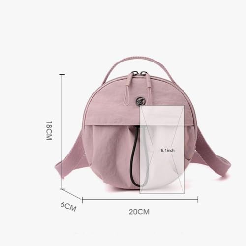 Single Shoulder Bag Simple Versatile Crossbody Large Capacity Messenger Travel Purple2
