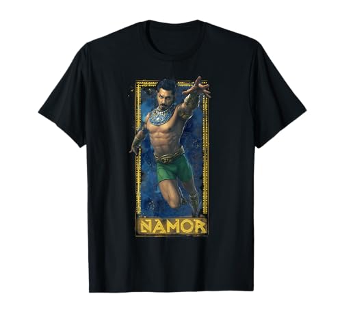 T-shirt Namor Marvel Black Panther qui ne d&eacute;teint pas v&ecirc;tement coton durable Wakanda