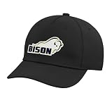 Buffalo High School Bison Adjustable Printed Baseball Hat, Black
