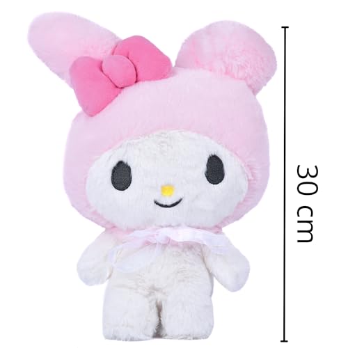 Image of Mirada Official Licensed Sanrio My Melody Soft Toy - 30cm | Cute & Adorable Plush Stuffed Character for Kids & Girls | Super Soft Cuddly Toy for Birthdays, Valentine's Day