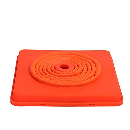 Sunnyglade 4 Pack 15.5 inch Collapsible Traffic Cones Multi Purpose Pop up Reflective Safety Cone (4)