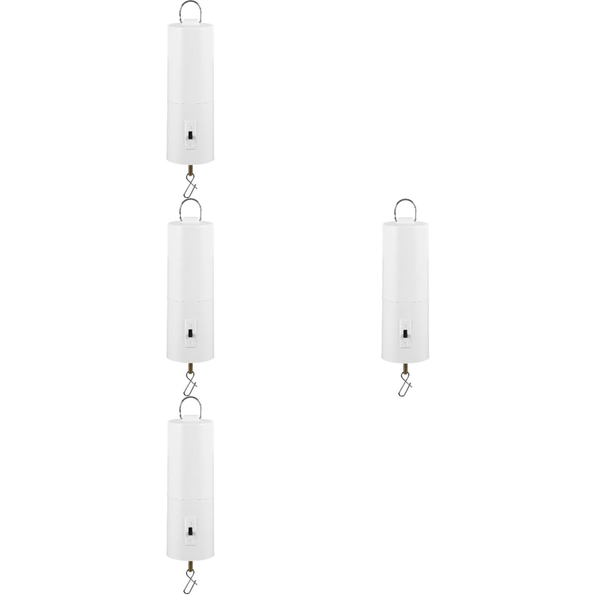ibasenice 4 Piezas Motor de Batería para Carillones de Viento Motor para Decoración Colgante para y Interiores Instalación y sin Viento Compatible Mayoría de Carillones
