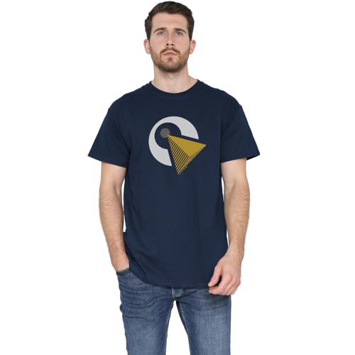 T-shirt Star Trek Discovery Vulcan logo navy vêtement mixte coton bleu marine