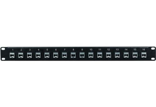 Dexlan Panneau RJ45 CAT5E complet 16 ports blindé