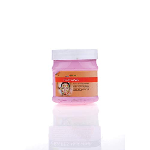 Image of Gemblue BioCare Face Mask - 500ml | Deep Cleansing & Brightening Facial Mask | For All Skin Types | Salon-Grade Skincare | Paraben-Free (500 ml, Fruit)