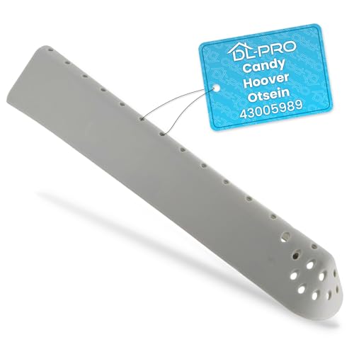 DL-pro Aleta de tambor 31 x 6,1 x 4,2 cm para Candy Hoover Otsein 43005989 - Juego de aletas de arrastre con 31 agujeros, color gris