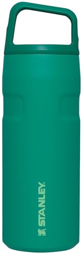 Image of Stanley IceFlow Cap and Carry Water Bottle | Wide Mouth Twist Lid | Lightweight & Leakproof for Travel & Sports | Insulated Stainless Steel | BPA-Free