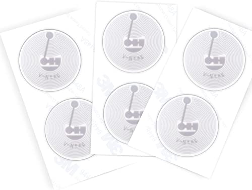 SANPOPO 10 NFC Tags NFC anti-metal NFC Tag Sticker NTAG215 etiquetas NFC autocolantes, 504 bytes autocolantes NFC programáveis, NTAG215 Amiibo compatível com todos os telefones NFC