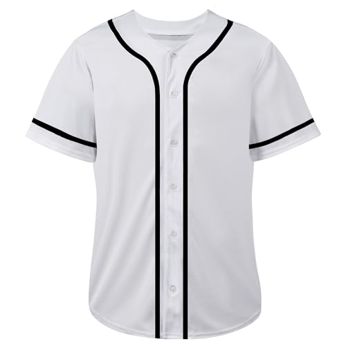 Camiseta de béisbol para hombre, estilo hip hop, manga corta, uniforme deportivo personalizada miniatura 1