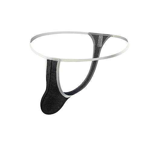 MuscleMate Men's Mesh T-Back Thong G-String Underwear, Hot Men's G-String Thong T-Back Underpants.