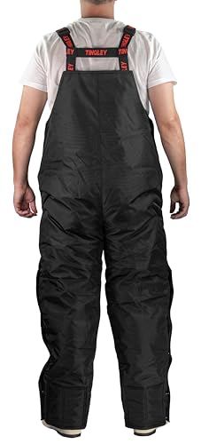 Image of TINGLEY Cold Gear Men's Overalls Outerwear with Adjustable Suspender Straps, Water Repellent, O28223C /Type O or O28243